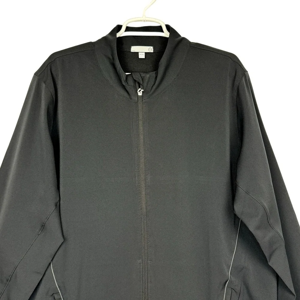 tasc Performance Mens Black Bomber Jacket‎ Full Zip Size XXL Style TM 678